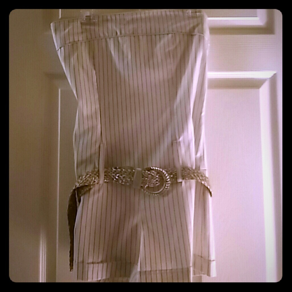 White w/ black stitch Romper